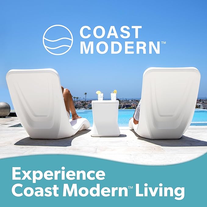GoSports Coast Modern in Pool Lounge Chair - Waterproof & Weighted Chaise Lounger - Outdoor Pool Furniture for Patio or - Photo 6