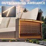 DWVO LED 3-Seat Patio Porch Swing - Photo 3