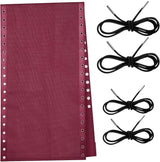 Queekay Chair Replacement Fabric with 4 Bungee Cord Lounge Chair Cloth Mesh Repair Kit for Patio Recliner Outdoor Lawn - Photo 1
