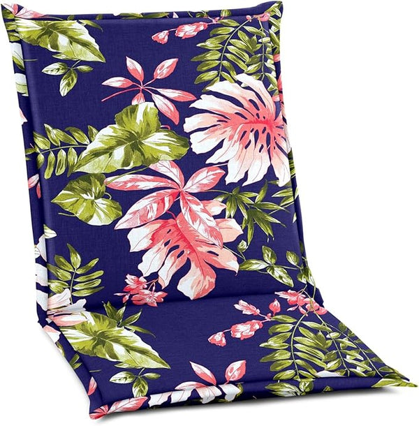 BrylaneHome Hinged Back & Seat Cushion - 21.5" H Seat Back - Patio & Outdoor - Water - Photo 1