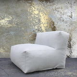 Dineli Modern ANNY-H Middle Chair Armless Chair Outdoor Furniture Comfy Patio Couch Sofa Outdoor Bean Bag Chair - Photo 7