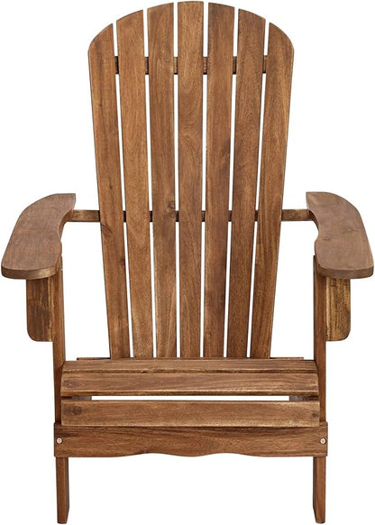 Teal Island Designs Cape Cod Natural Wood Adirondack Chair