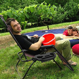Homall Zero Gravity Patio Folding Lawn Chairs Outdoor Gravity Camp Reclining Lounge Chair with Pillows for Poolside - Photo 2