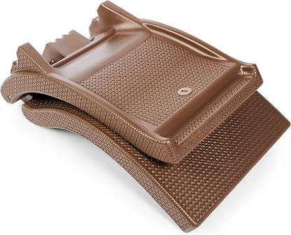 Pool Mate Luxury Swimming Pool Patio Chaise Lounge Chair, Brown