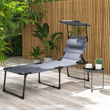 3-in-1 Oversized Sun Tanning Chair with Mat & Face Hole - Photo 2