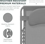 Best Choice Products Oversized Zero Gravity Chair, Folding Outdoor Patio Lounge Recliner w/Cup Holder Accessory Tray - Photo 5