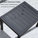 PURPLE LEAF Patio Chaise Lounge Set Outdoor Beach Pool Sunbathing Lawn Lounger Recliner Outside Tanning Chairs with Arm - Photo 10
