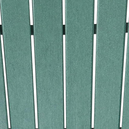 Sunnydaze All-Weather Upright Adirondack Chair - for Patio or Yard - 300-Pound Capacity - 38.25-Inch - Green