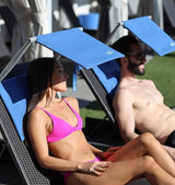 SHADESY-1 Blue Lightweight Portable Lounge Chair Outdoor Sunshade (Sunshade ONLY Chair NOT Included) - Photo 5