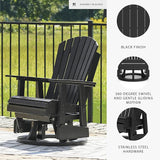 Signature Design by Ashley Hyland Wave Modern Outdoor Swivel Glider Chair, Gentle Gliding Motion - Photo 4