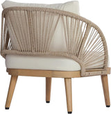 Christopher Knight Home Lydia Set of 2 Boho Patio Furniture Acacia Wood Club Chairs, Outdoor Lounge Chairs - Photo 9