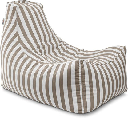 Jaxx Juniper Chaise Lounge, Taupe Striped