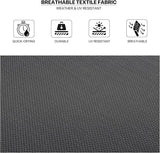 MoNiBloom Outdoor Chaise Lounge Set of 3, Black Aluminum Frame Adjustable Lounge Chairs with Folding Side Table - Photo 5