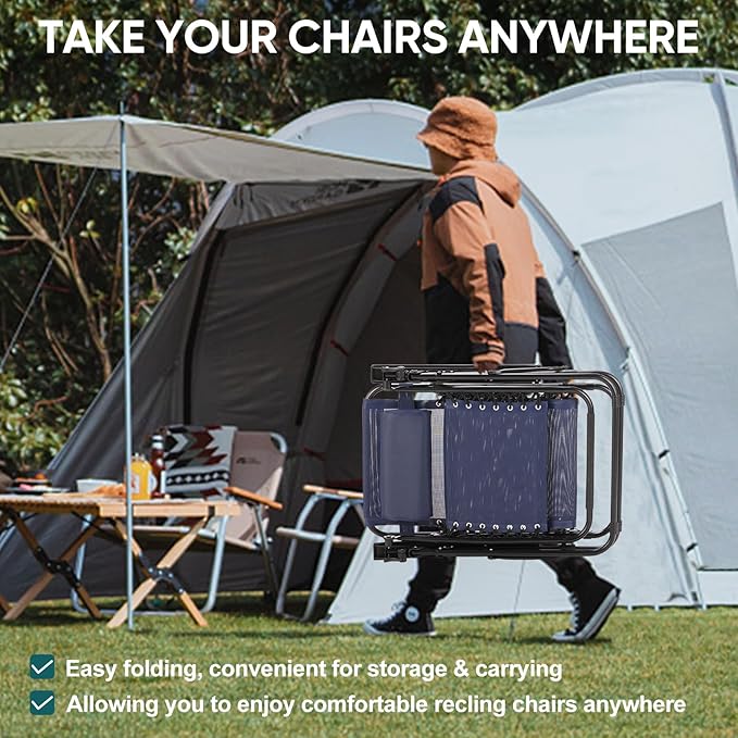 NEWBULIG Zero Gravity Chair Set of 4 - Photo 6