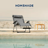 HOMSHADE XXL Zero Gravity Chair with Cushion, 33In Oversized Zero Gravity Lounge Chair - Photo 6