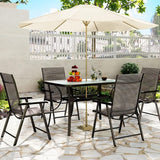 SDHYL 47 Inch Rectangle Tempered Glass Patio Dining Table Patio Table Coffee Table Dining Bistro Table - Photo 2