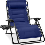 Best Choice Products Oversized Padded Zero Gravity Chair, Folding Outdoor Patio Recliner - Photo 1