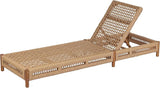 Christopher Knight Home Mercer Acacia Wood Chaise Lounge Chair Outdoor Set of 2 - Photo 5