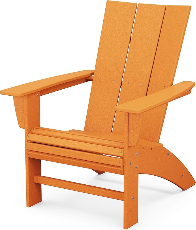 POLYWOOD Modern Curveback Adirondack Chair