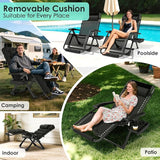 Suteck Oversized Zero Gravity Chair, 33In XXL Lounge Chair w/Removable Cushion&Headrest - Photo 4