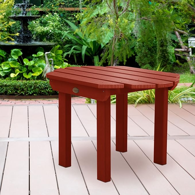 Highwood Classic Westport Side Table, Rustic Red - Photo 4