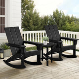 Costaelm Outdoor Adirondack Chair, All Weather Resistant Lawn Chairs Balcony Chair and Fire Pit Chairs - Photo 9