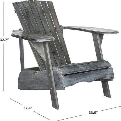 Safavieh Patio Collection Hampton Adirondack Acacia Wood Chair