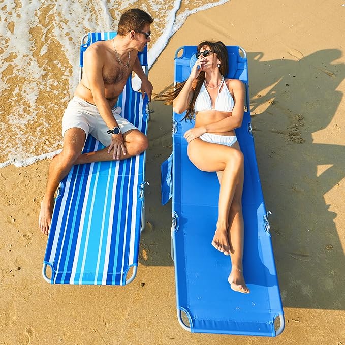#WEJOY Folding Tanning Chair with Face Hole - Photo 2