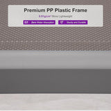 PURPLE LEAF Patio Chaise Lounge Chair Set Outside Aluminum Plastic Stackable Tanning Chairs with Armrests and Side - Photo 6