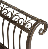 Safavieh Outdoor Collection Brielle Antique White Bench - Photo 6