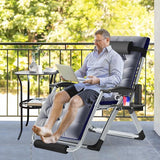 Slsy Zero Gravity Chair Oversized XL, Reclining Lounge Chair with Removable Cushion & Tray for Indoor and Outdoor - Photo 2