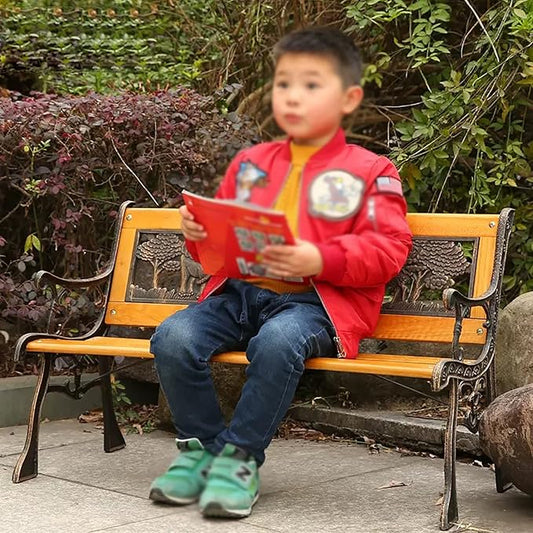 Outdoor Benches for Children, Kids Mini Sized Park Outdoor Bench, Patio Benches for Outdoors, Garden Benches for Outdoors