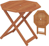 Tangkula 32-Inch Octagon Folding Outdoor Dining Table - Photo 1