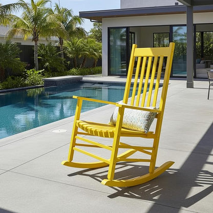 Shine Company Vermont Porch Rocker – Lemon