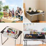 VINGLI 2.3FT Small Camping Table，Portable Camping Table with Carrying Handle - Photo 5