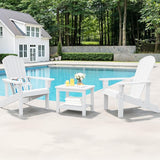 18" Outdoor Side Table, 2-Tier Patio Side Table, Weather Resistant, Easy Assembled - Photo 7