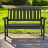 VEVOR Outdoor Bench, 50.5 inch, 800 lbs Weight Capacity for 2-3 Persons - Photo 2