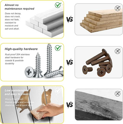 HDPE Foldable Adirondack Outdoor Chair Set of 2 with Cup Holder, Weather Resistant Heavy-Duty Patio Chair for Patio, Backyard, Deck, Fire Pit, Lawn and Porch, White