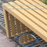 Metal Garden Bench, Outdoor Patio Bench Outdoor Benches Weatherproof, All-Weather Durability - Photo 4
