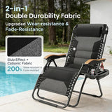 PHI VILLA XXL Oversized Padded Zero Gravity Chair, Foldable Patio Recliner - Photo 6