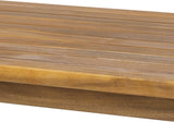 Christopher Knight Home Timothy Outdoor Acacia Wood Coffee Table, Teak Finish - Photo 5