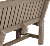 Sequoia Professional Commercial Grade Exeter Garden Bench, 4ft, Woodland Brown - Photo 6