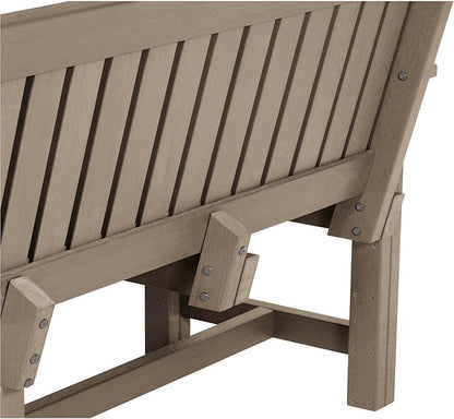 Sequoia Professional Commercial Grade Exeter Garden Bench, 4ft, Woodland Brown