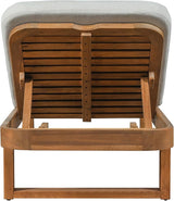 Christopher Knight Home Milos Acacia Wood Chaise Lounge Chair Outdoor Set of 2, Wooden Sunbathing Pool Lounger - Photo 7