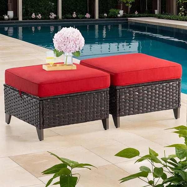 Joyside Patio Ottoman Set of 2 - Photo 1