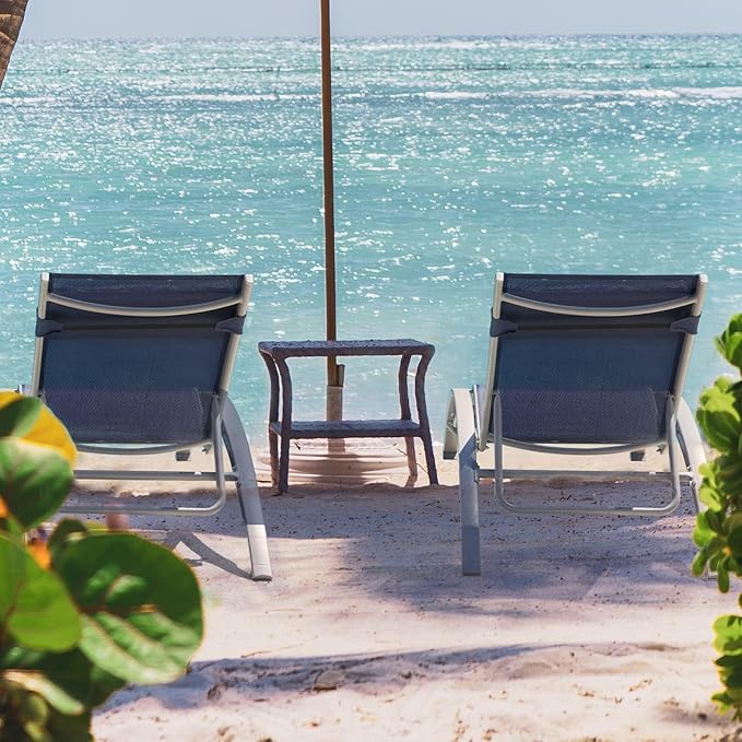 Domi Outdoor Chaise Lounge Set of 2 - Photo 9