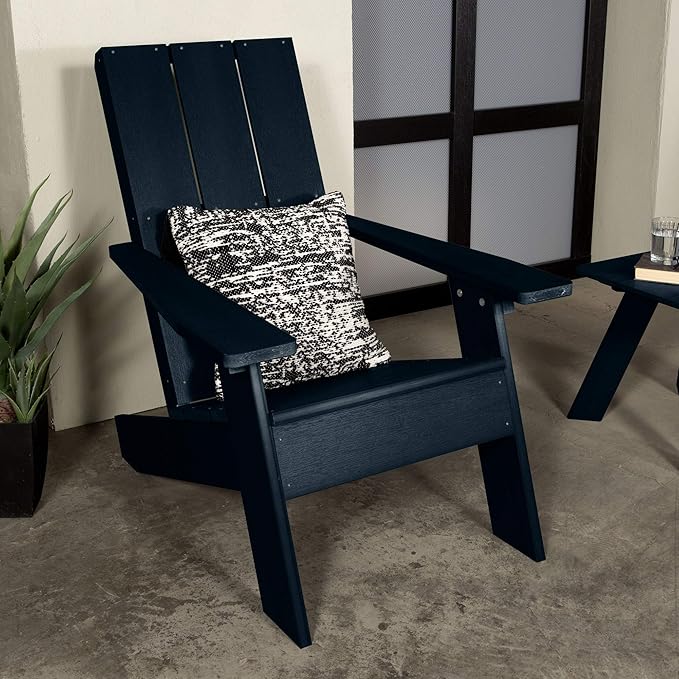 highwood Italica Modern Adirondack Chair, Federal Blue