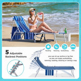 #WEJOY Folding Lounge Chair with Canopy Shade - Photo 5