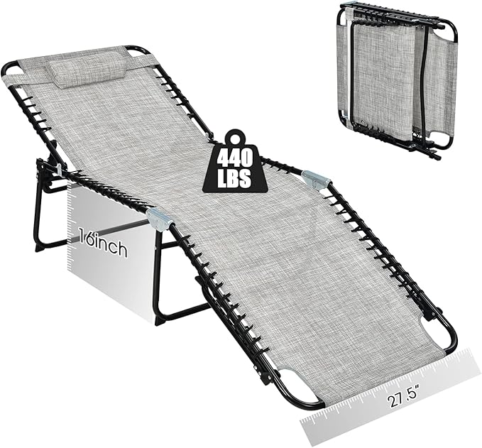 GYMAX Lounge Chair for Outside - Photo 1