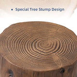 HOMPUS Concrete Outdoor Side Table Set of 2 - Photo 4